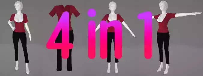 Woman Clothing 4 in 1 set93