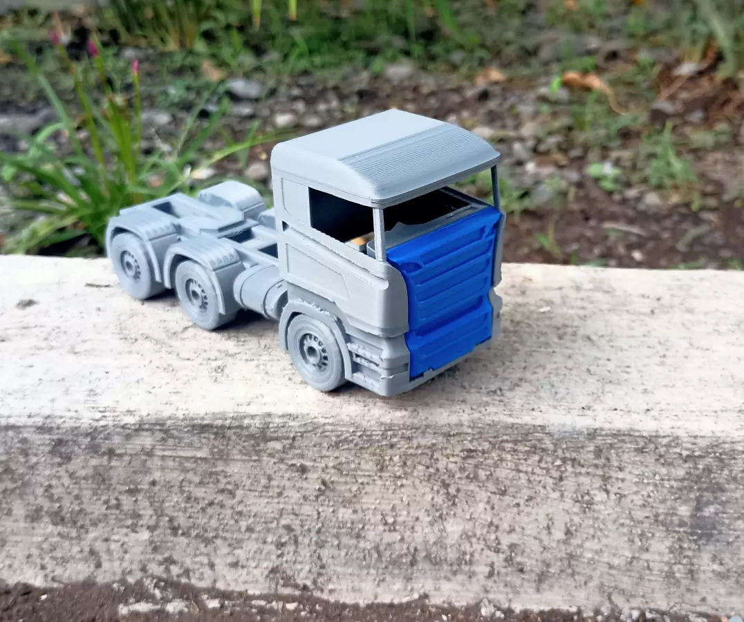 truck miniature 3D print model_0