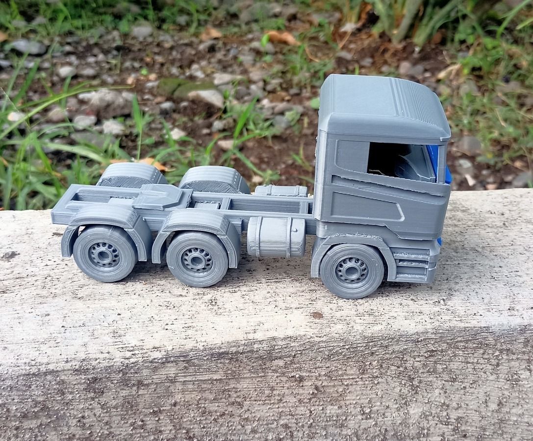 truck miniature 3D print model_1