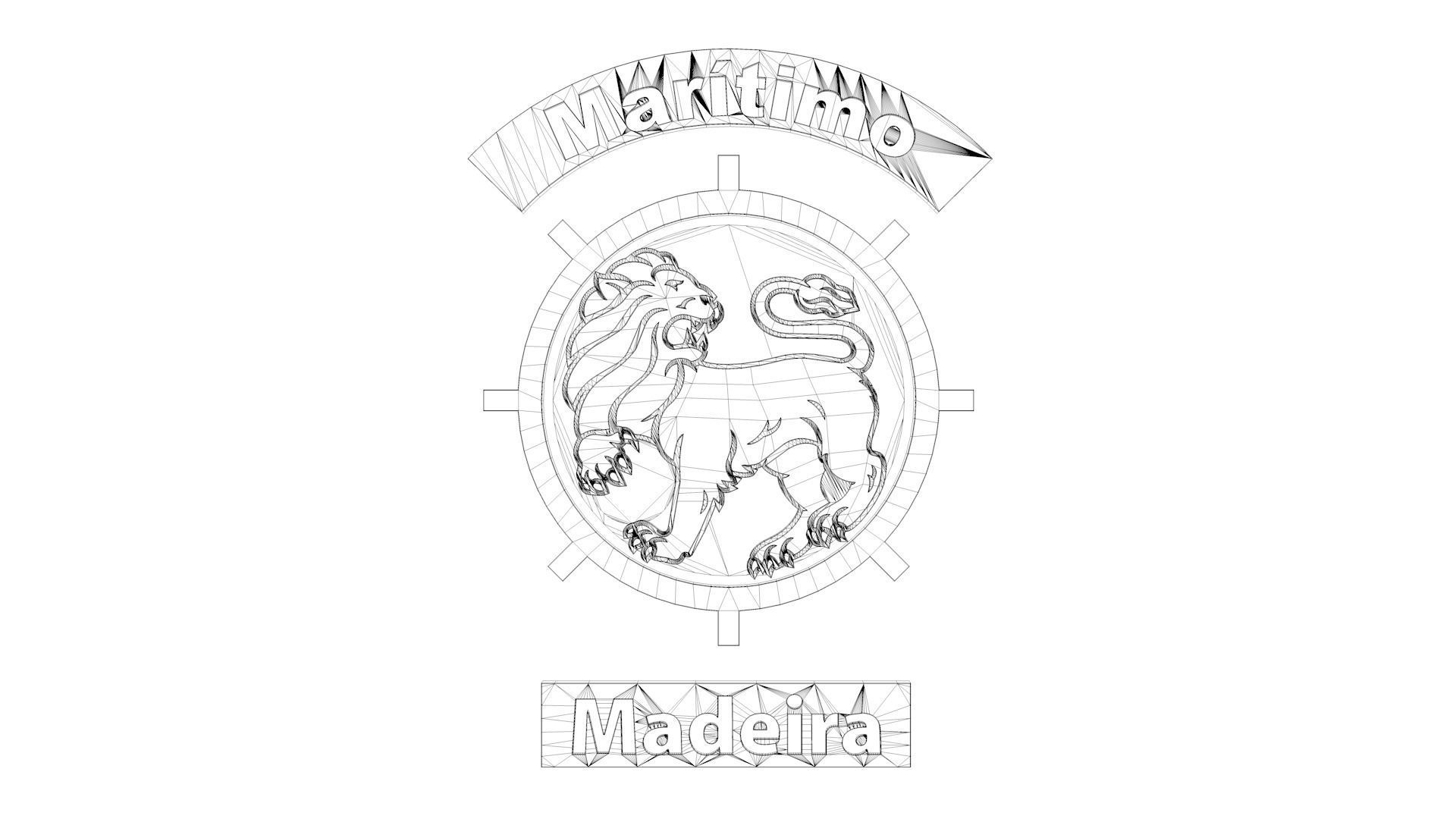 Maritimo Logo 3D model_6