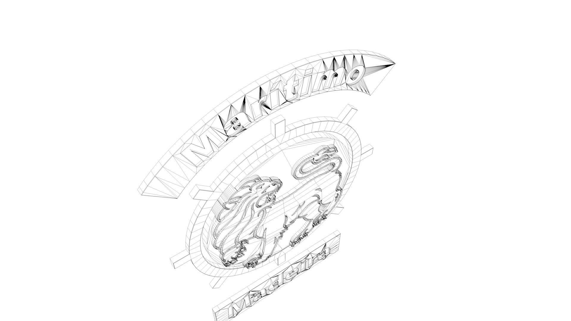 Maritimo Logo 3D model_10