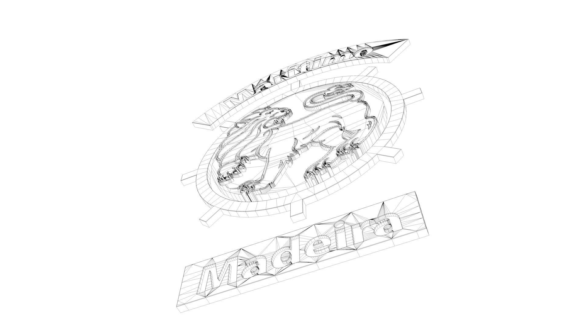 Maritimo Logo 3D model_7