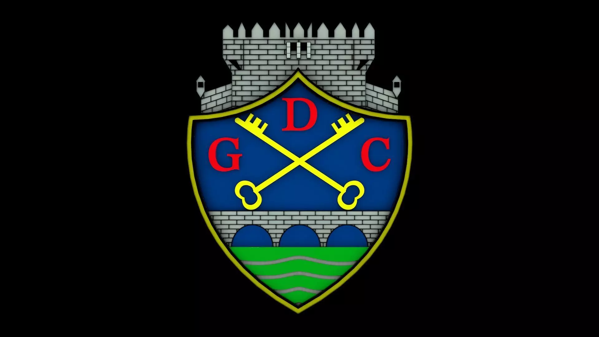 Desportivo Chaves Logo 3D model