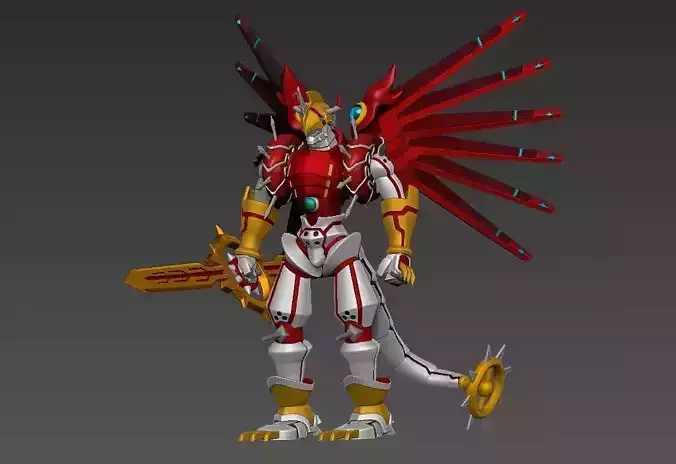 Shinegreymon 3D Printable Figure