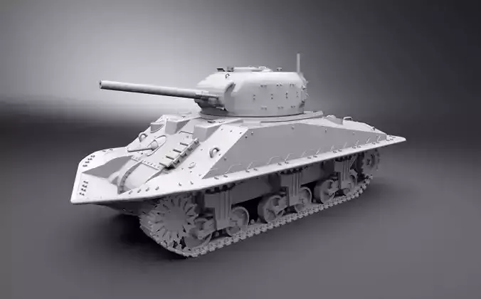 Sherman Duplex Drive Scale Model 3D print model