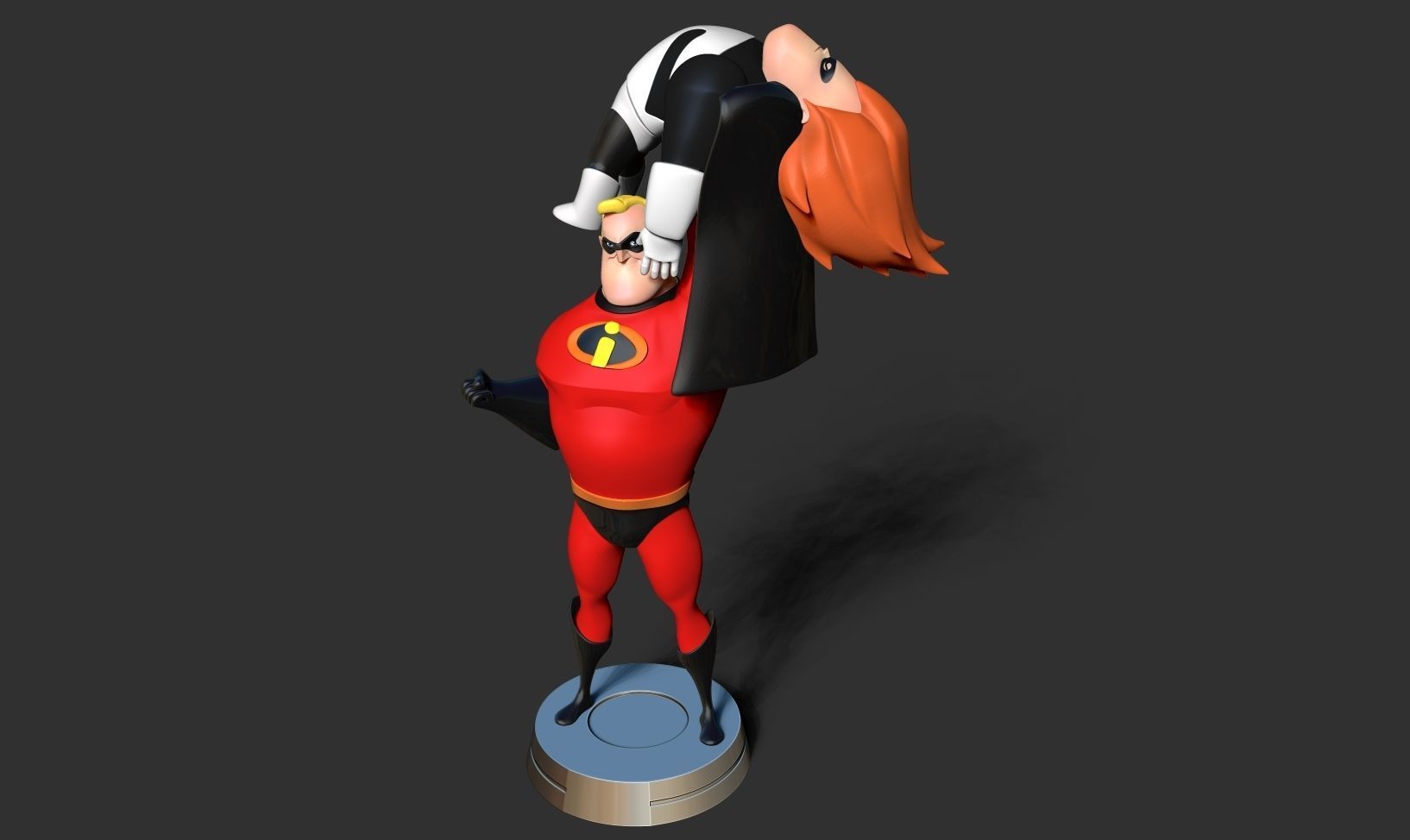 Mr Incredible vs Syndrome 3D print model_17