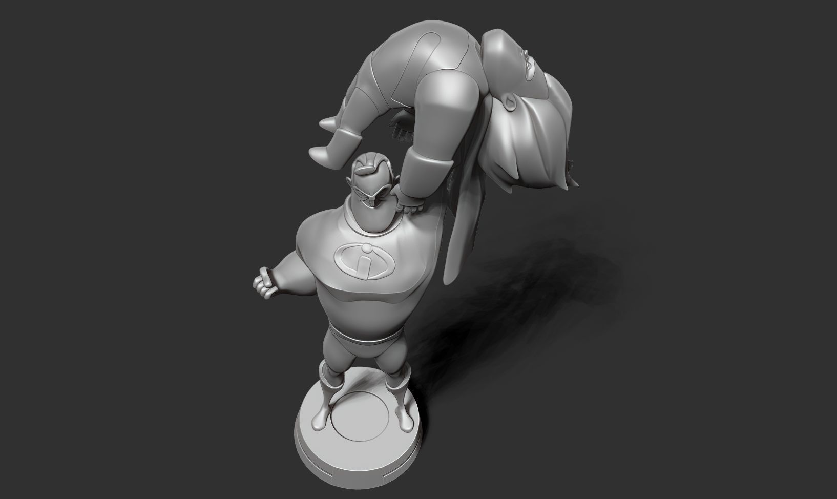 Mr Incredible vs Syndrome 3D print model_14