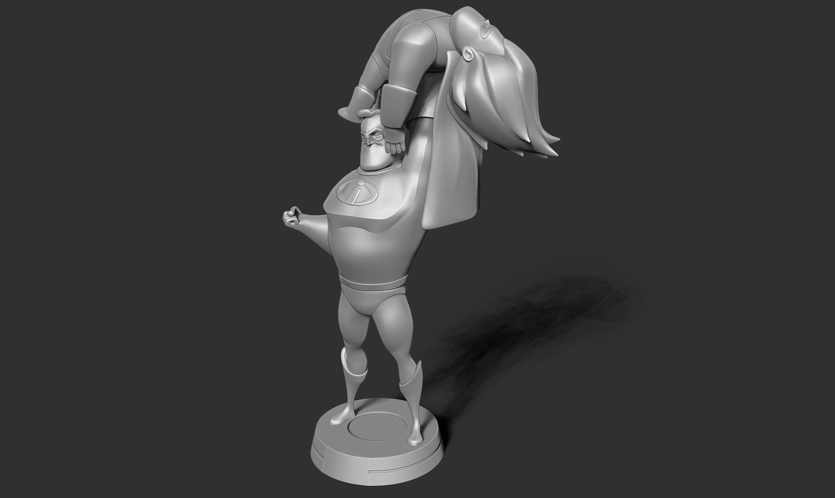 Mr Incredible vs Syndrome 3D print model_18