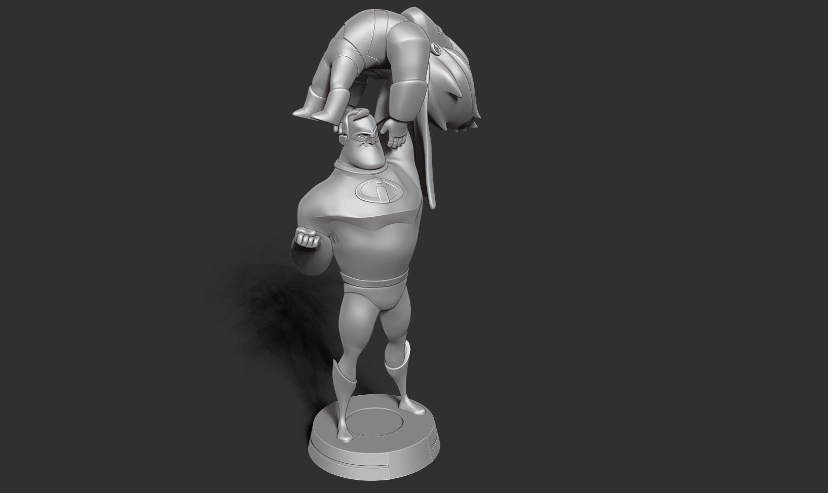 Mr Incredible vs Syndrome 3D print model_16