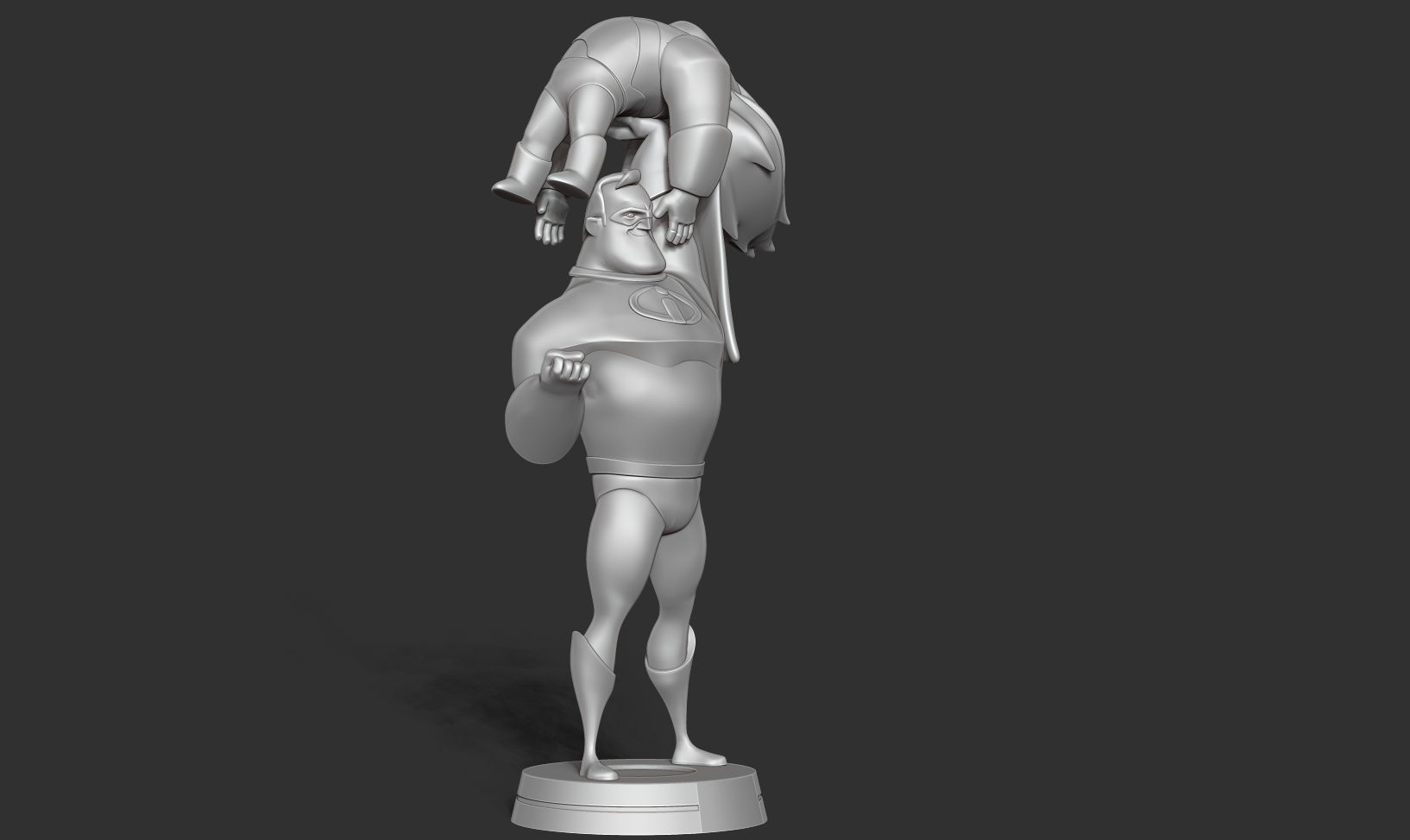 Mr Incredible vs Syndrome 3D print model_13