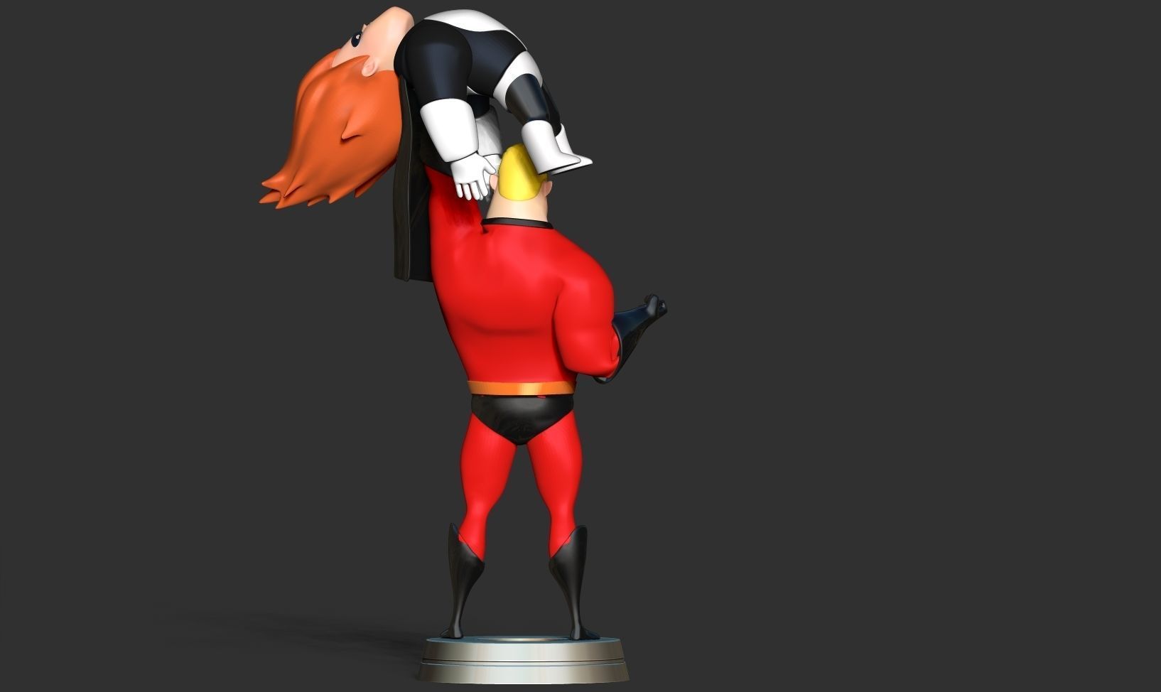 Mr Incredible vs Syndrome 3D print model_19