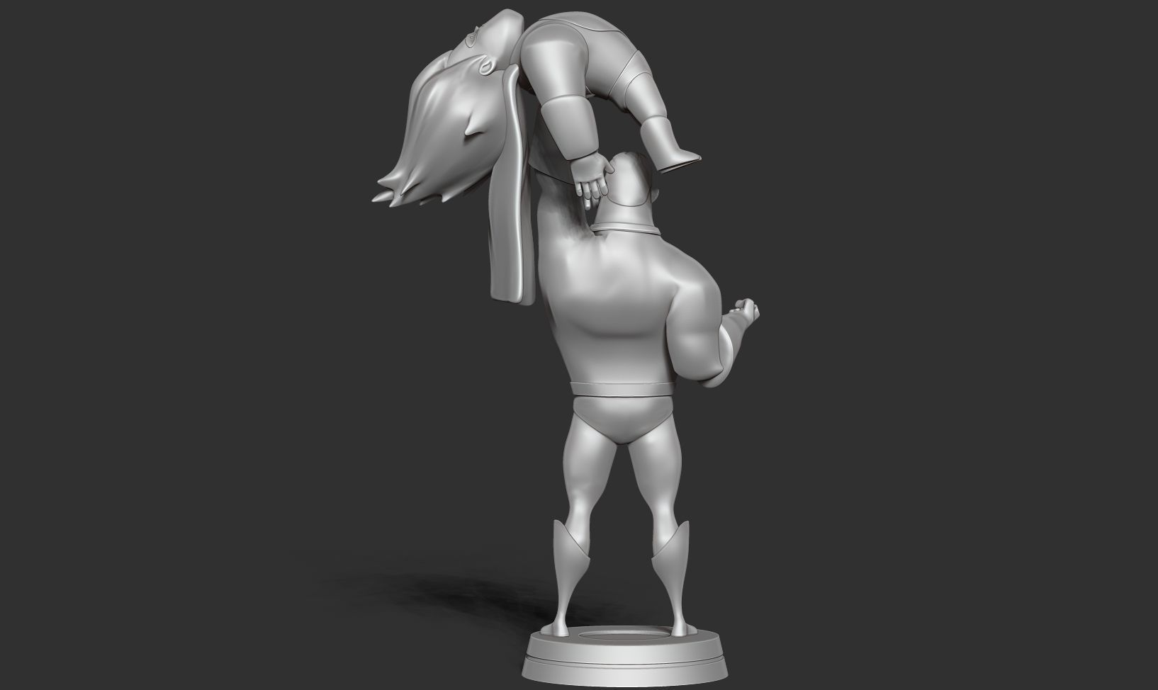 Mr Incredible vs Syndrome 3D print model_20