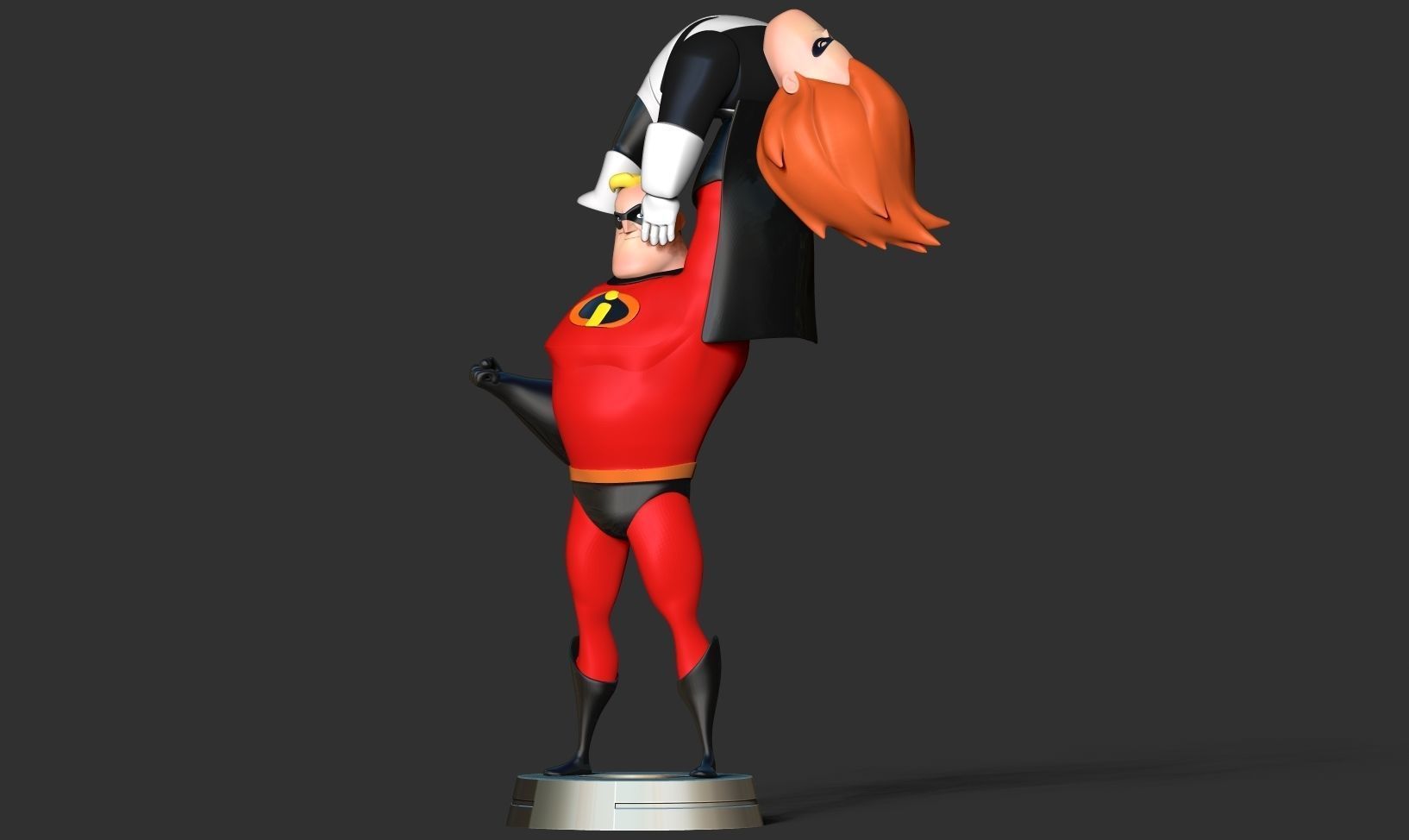 Mr Incredible vs Syndrome 3D print model_10