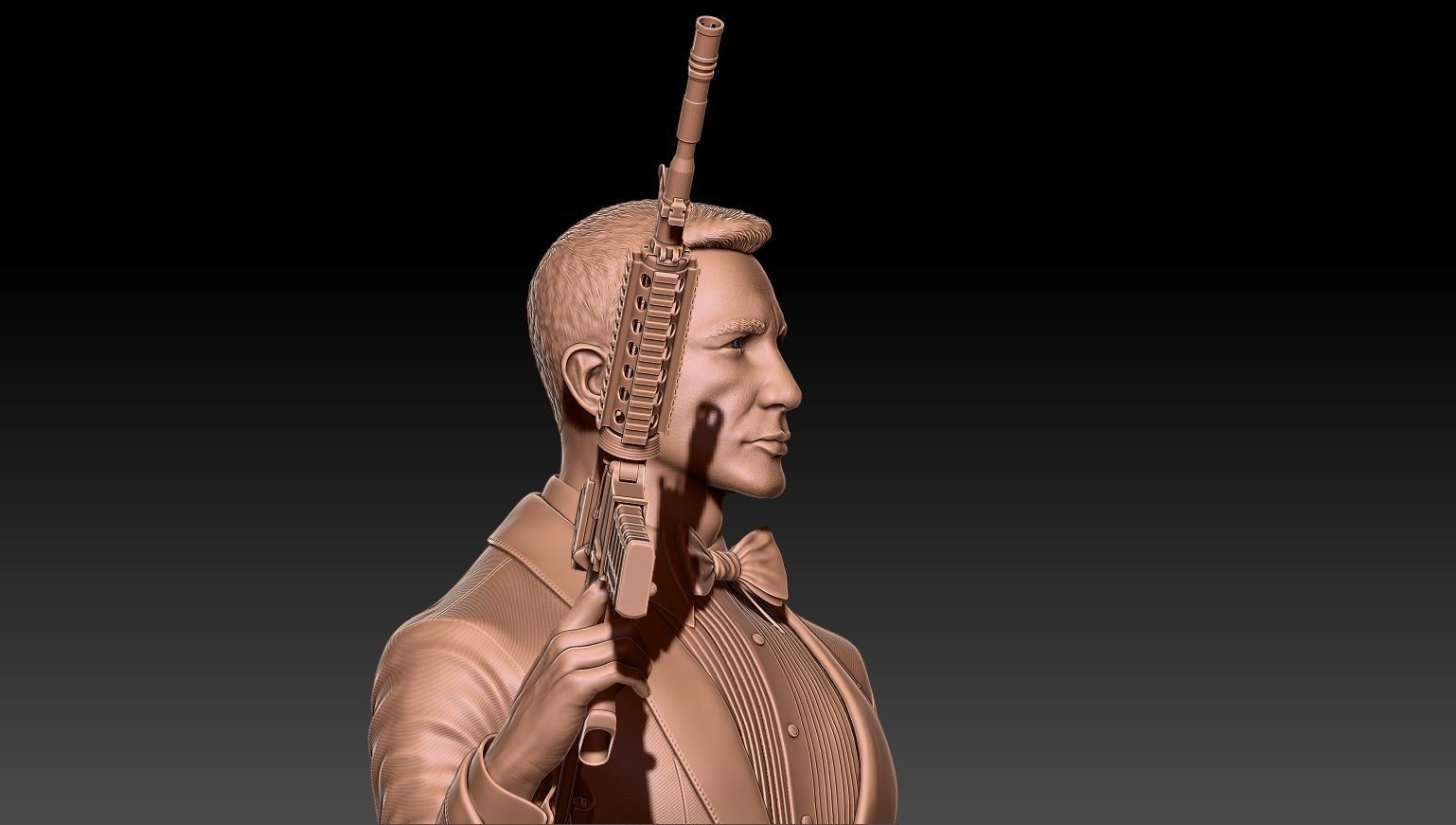 James Bond Daniel Craig 3D print model_1