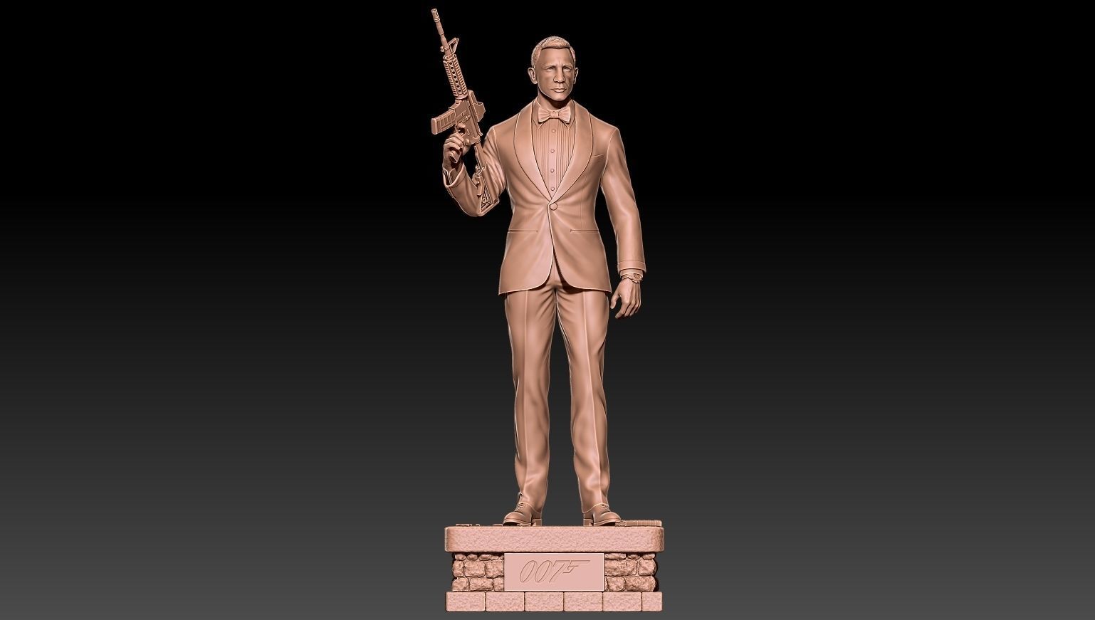 James Bond Daniel Craig 3D print model_3