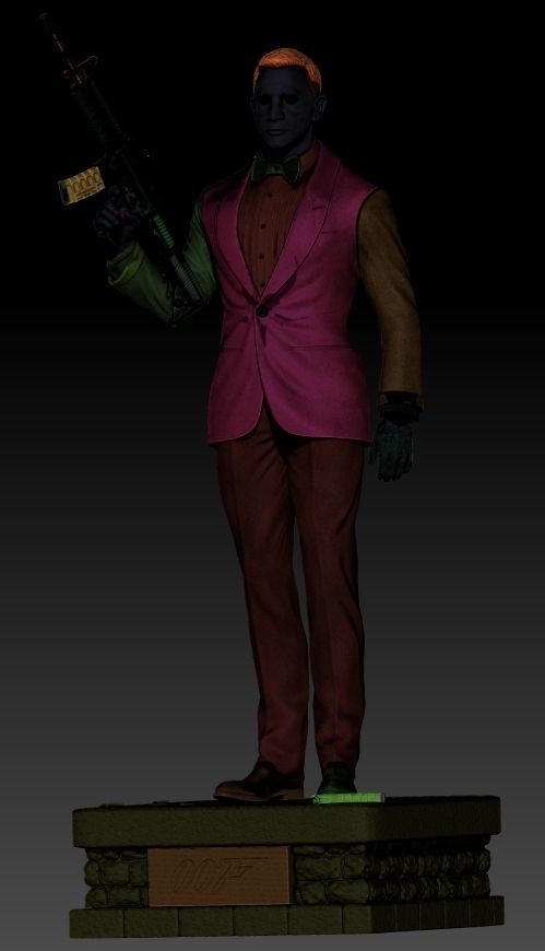 James Bond Daniel Craig 3D print model_6