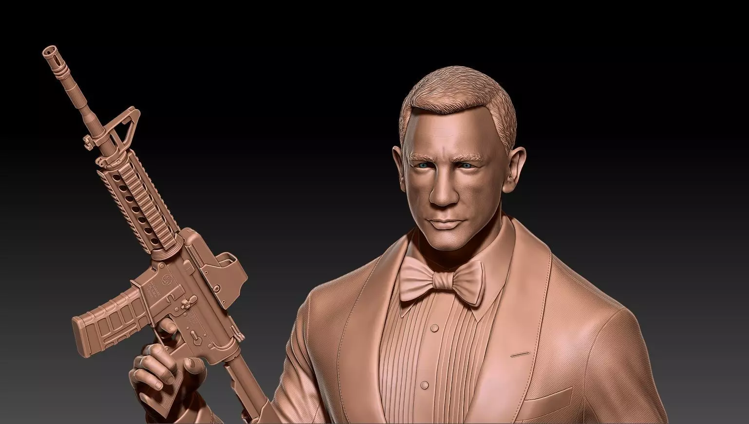 James Bond Daniel Craig 3D print model_0