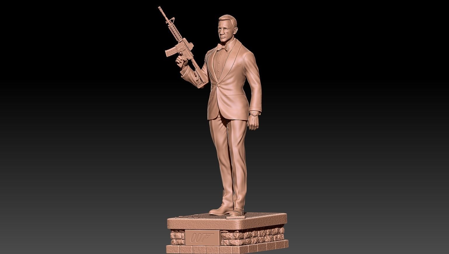 James Bond Daniel Craig 3D print model_4