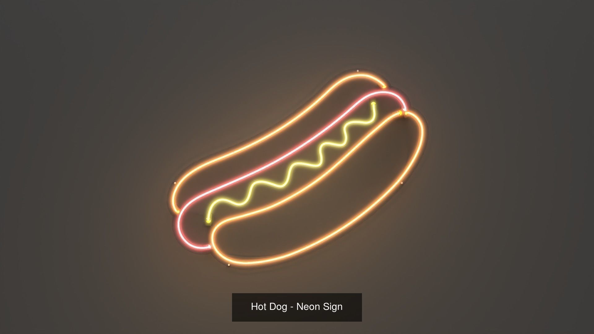 Food - Neon Signs 3D Model Collection_4