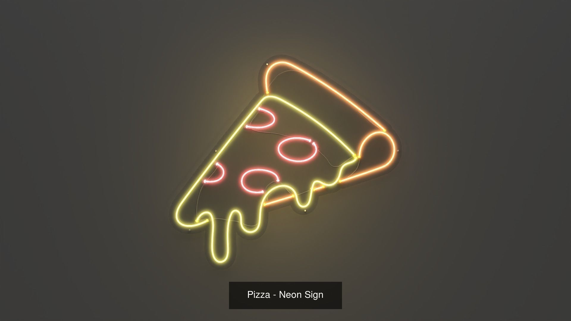 Food - Neon Signs 3D Model Collection_3