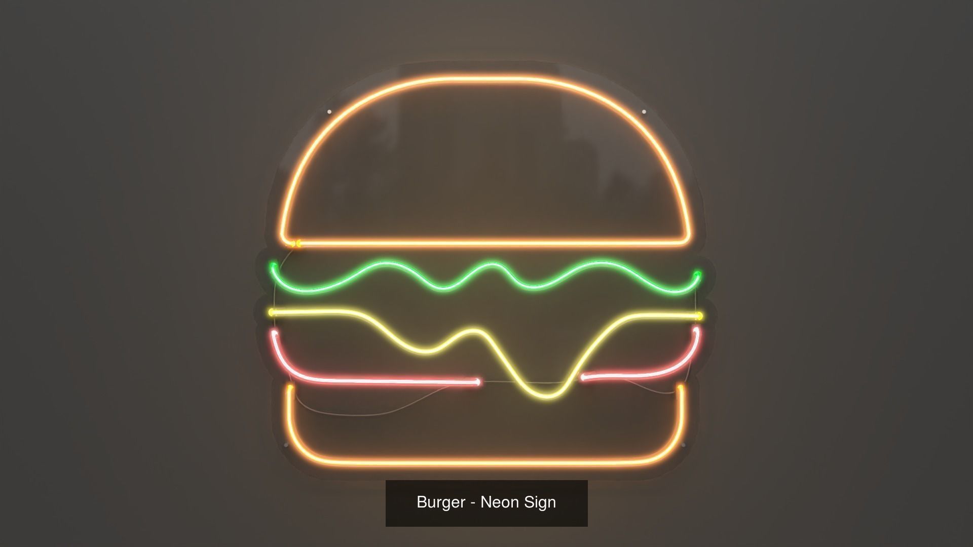 Food - Neon Signs 3D Model Collection_1