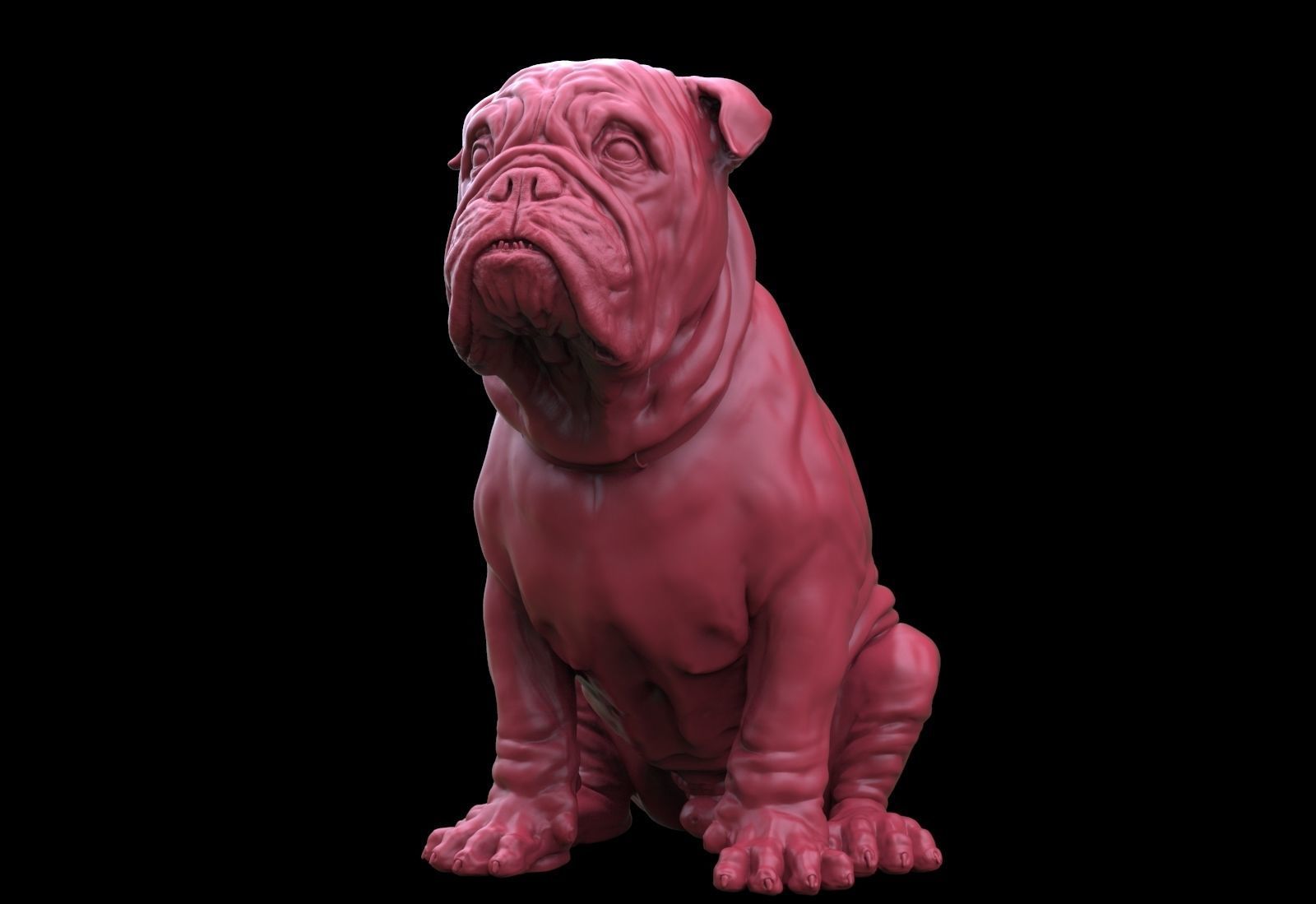 Bulldog 3D print model_1