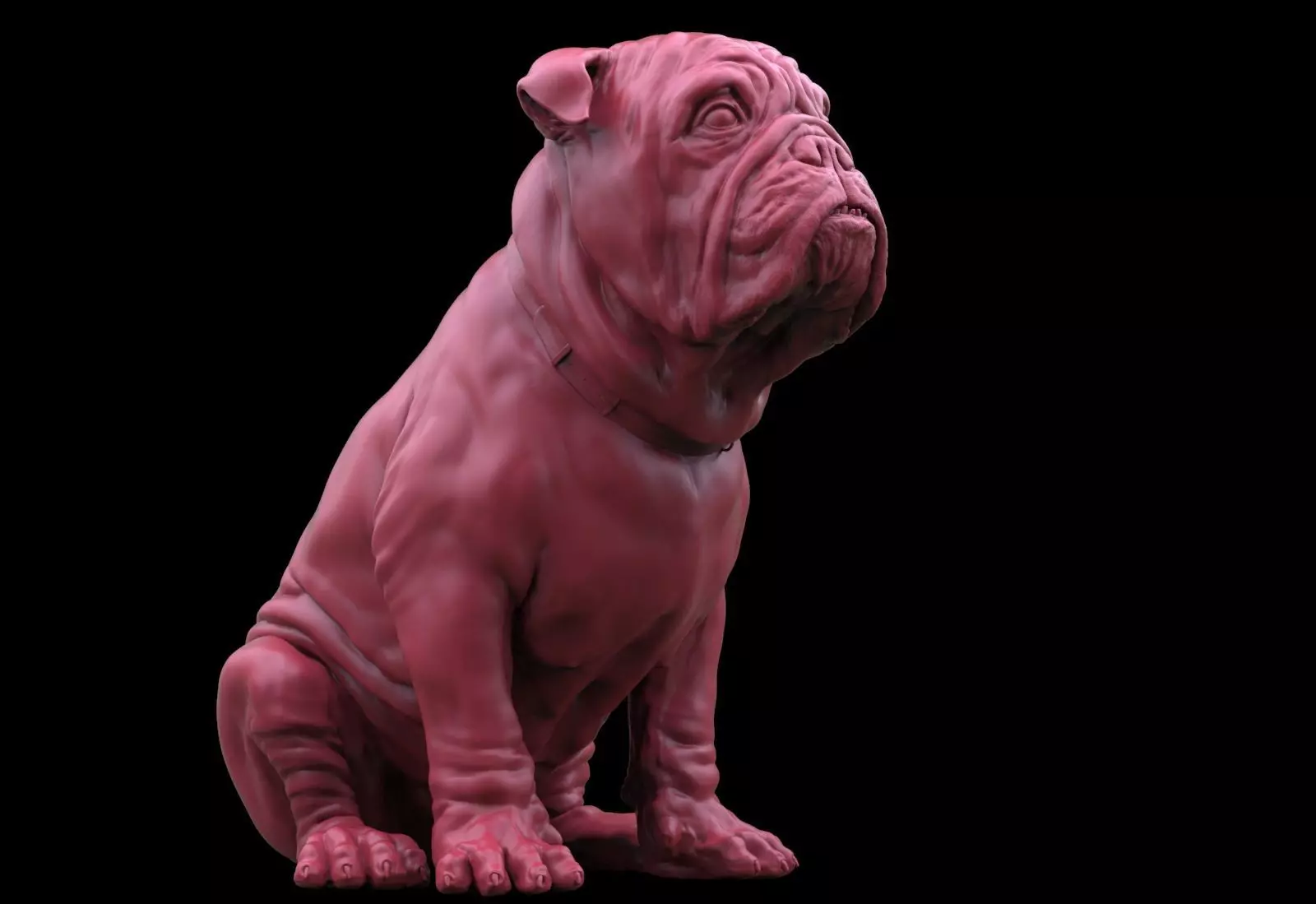 Bulldog 3D print model_0
