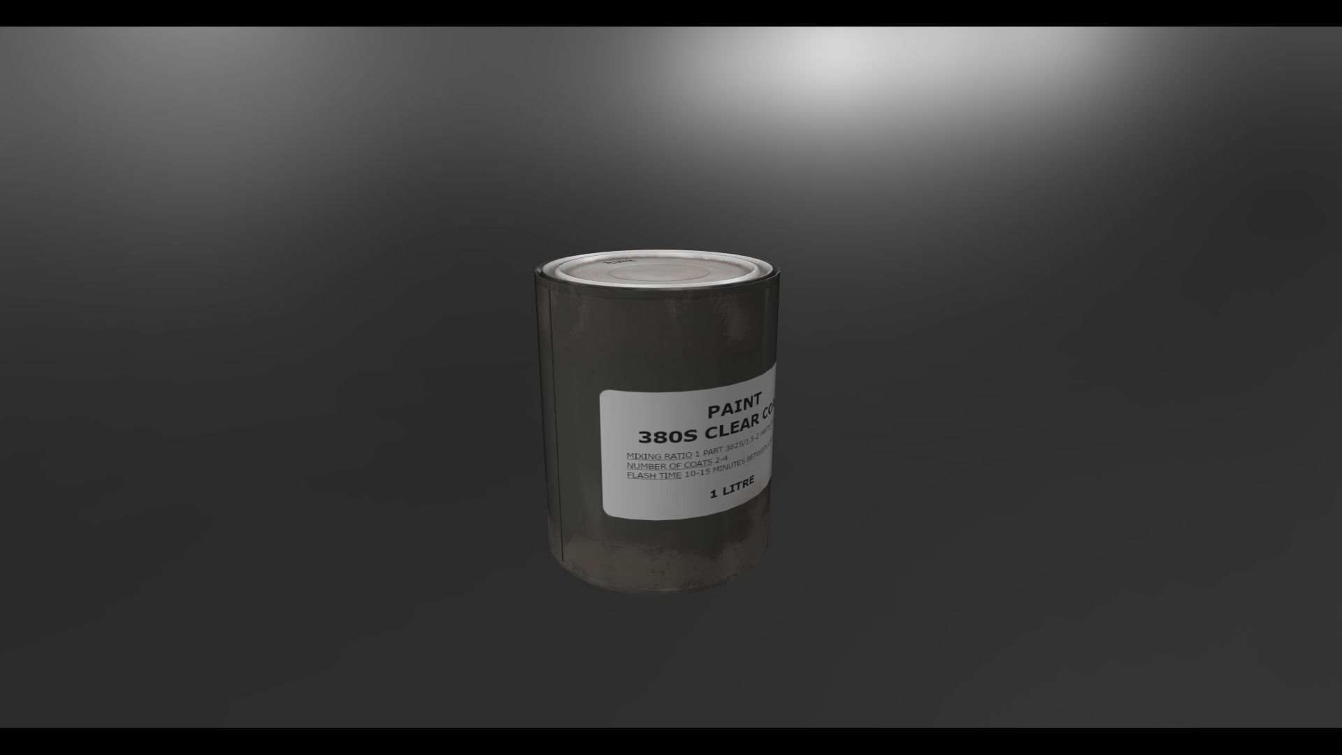 Paint cans 13x11cm Low-poly 3D model_7