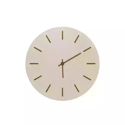 Minimalist Framed Wall Clock v2