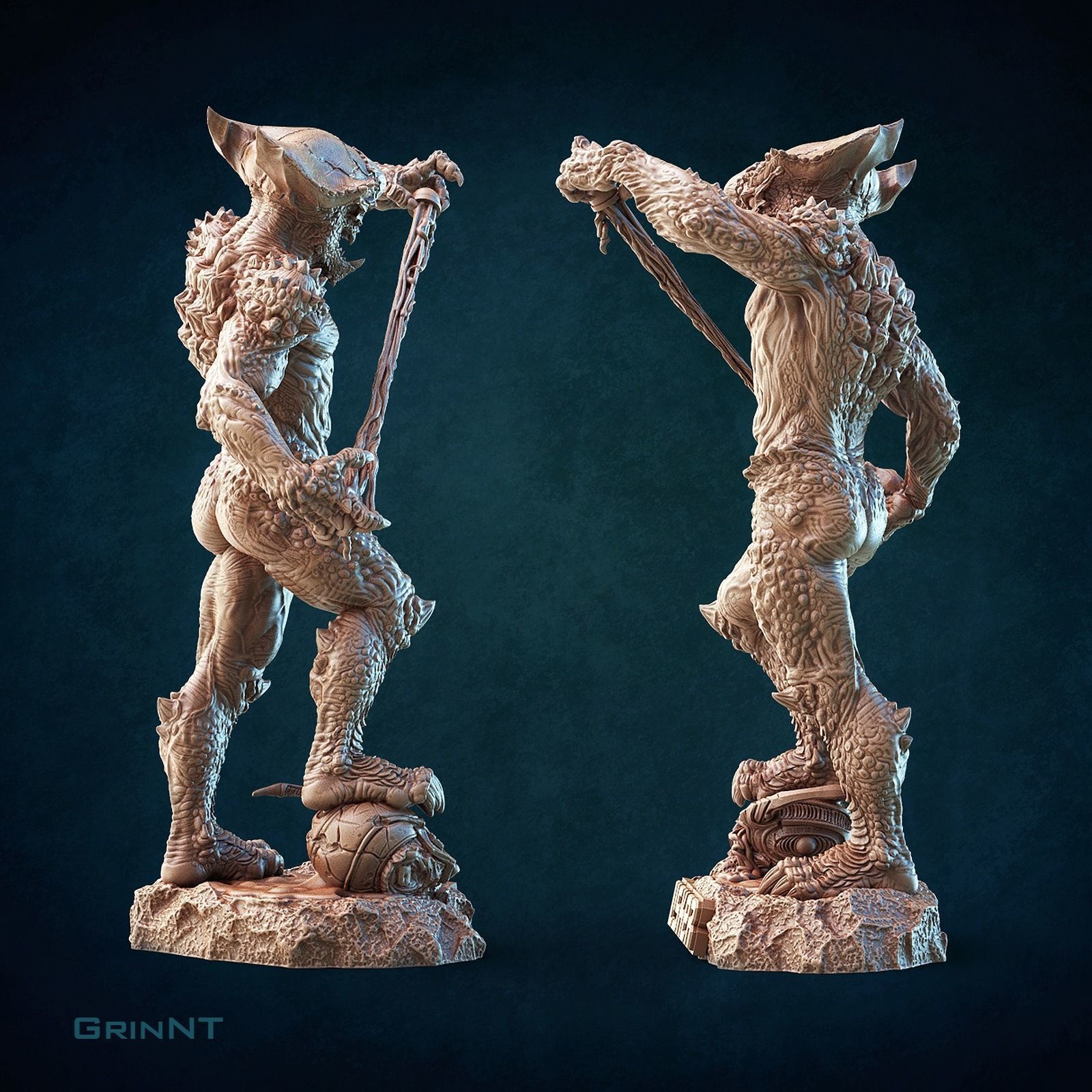 Lisker from Guyver  Pose 1  for print 3D print model_1