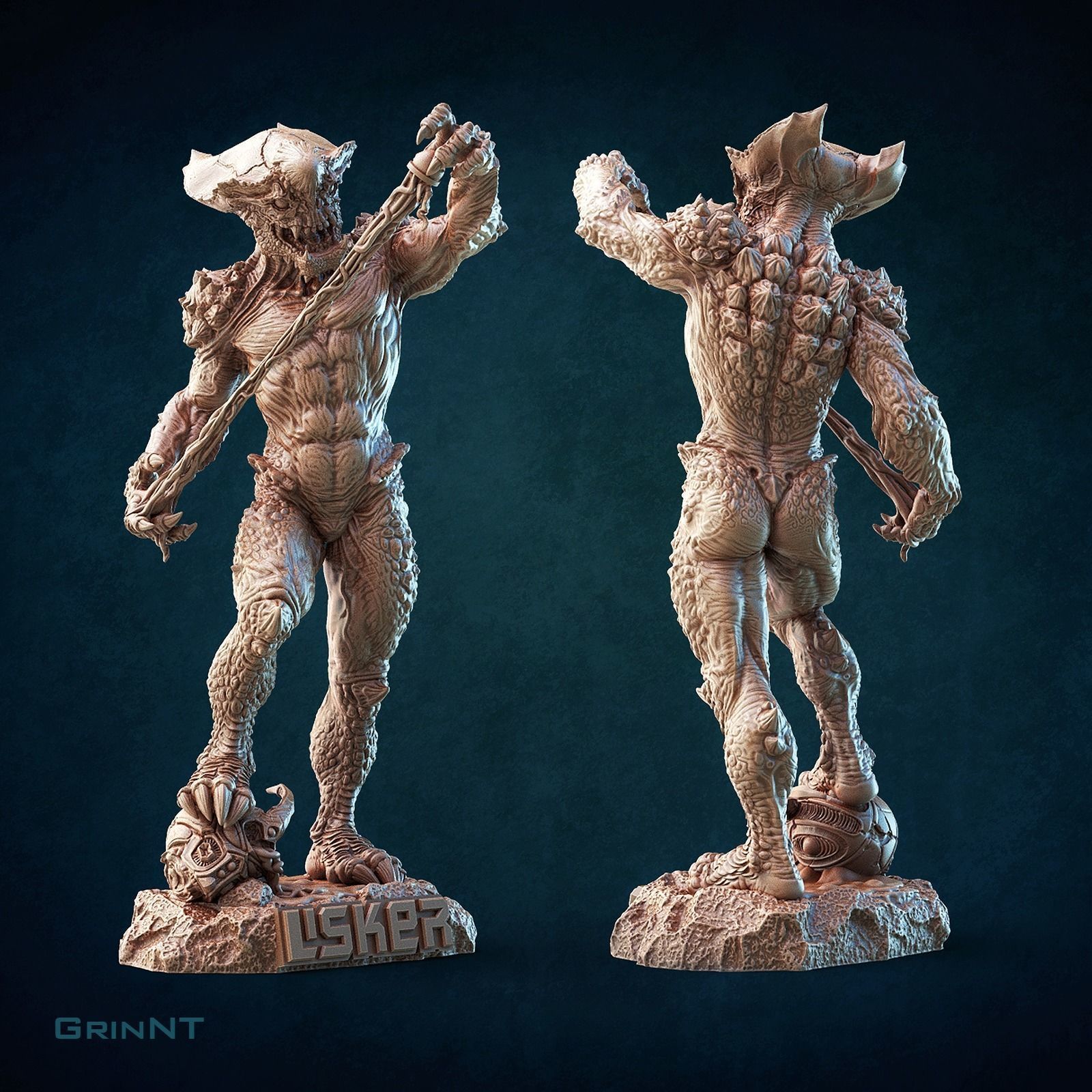 Lisker from Guyver  Pose 1  for print 3D print model_0