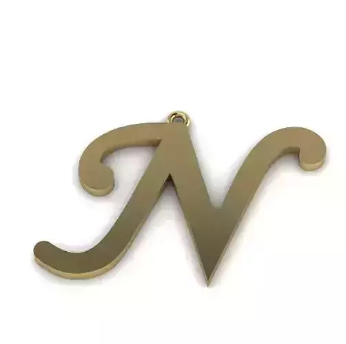 Pendant letter N 981