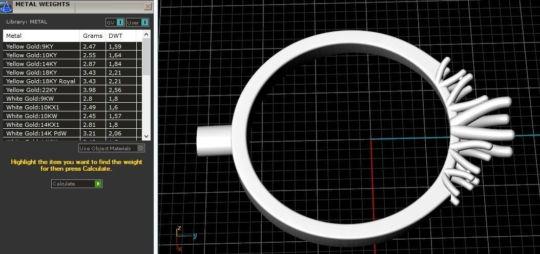 Ring 975 3D print model_2