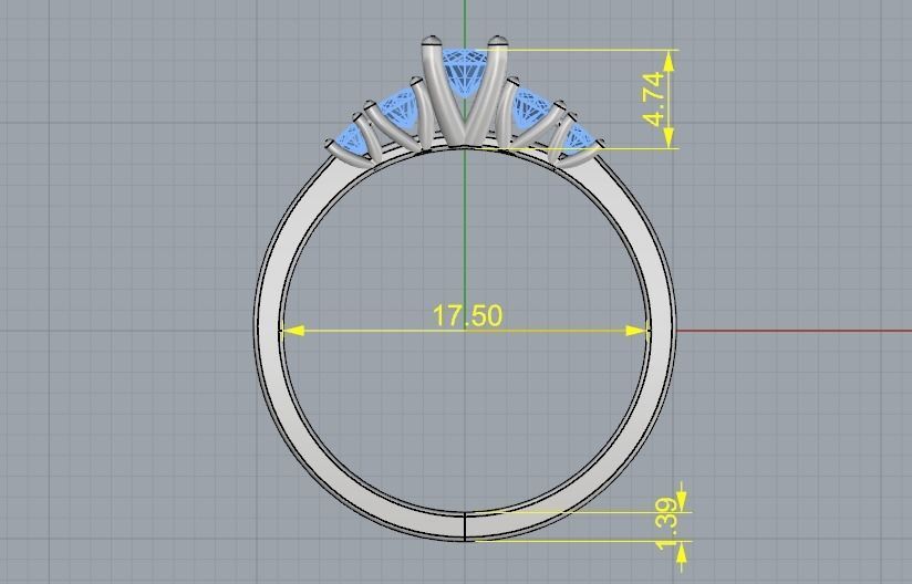 Ring 975 3D print model_4