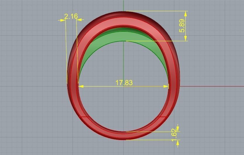 Ring 974 3D print model_3