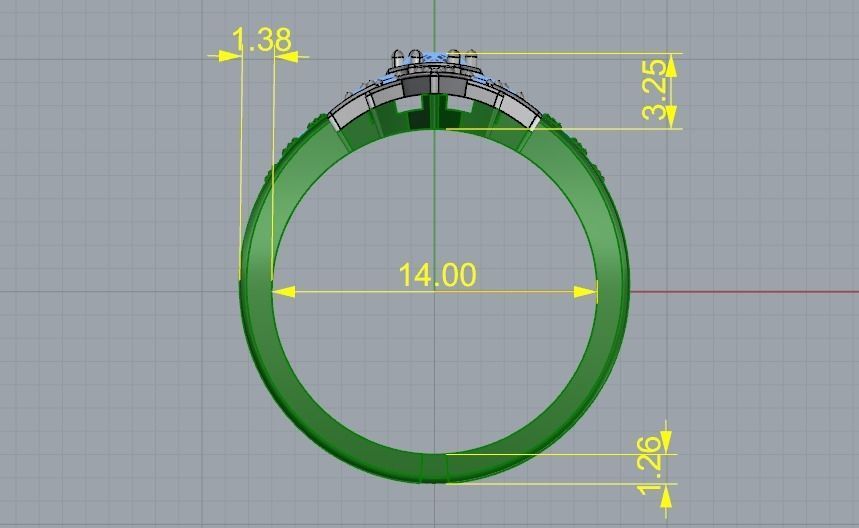 Ring STERN Model 992 3D print model_4