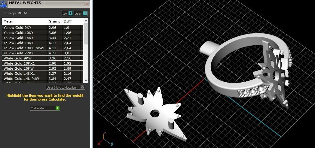 Ring STERN Model 992 3D print model_3