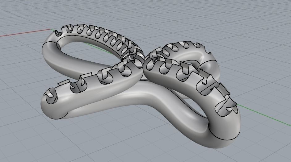 Pendant cross 987 3D print model_9