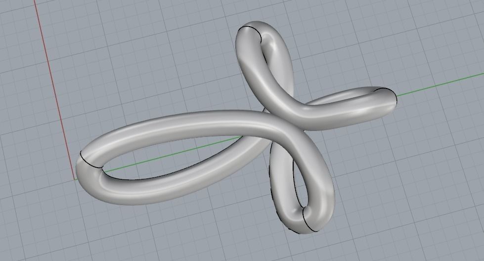 Pendant cross 987 3D print model_8