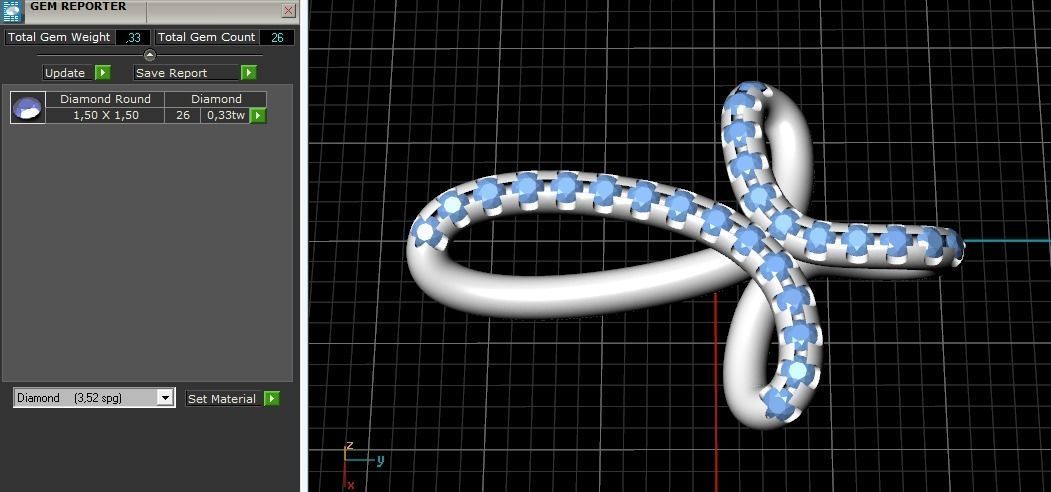 Pendant cross 987 3D print model_3