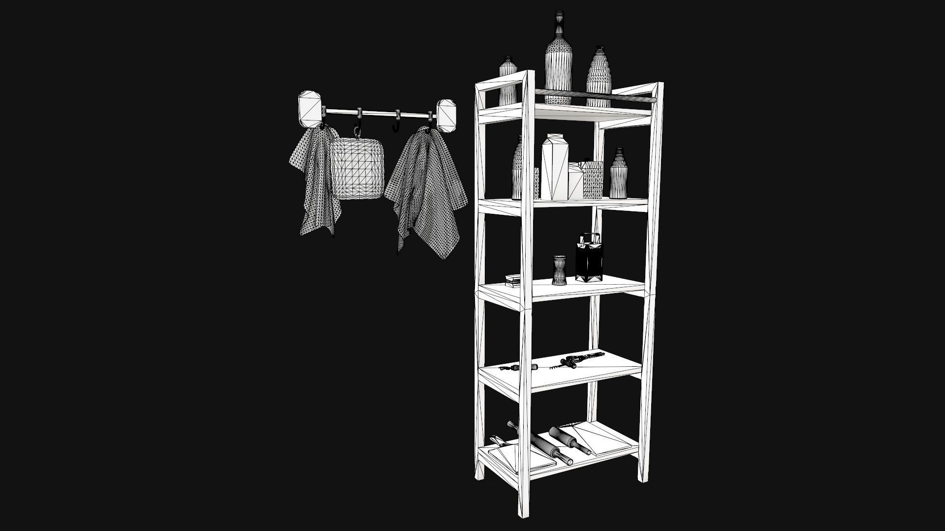 Kitchen Accessories 3D model_12