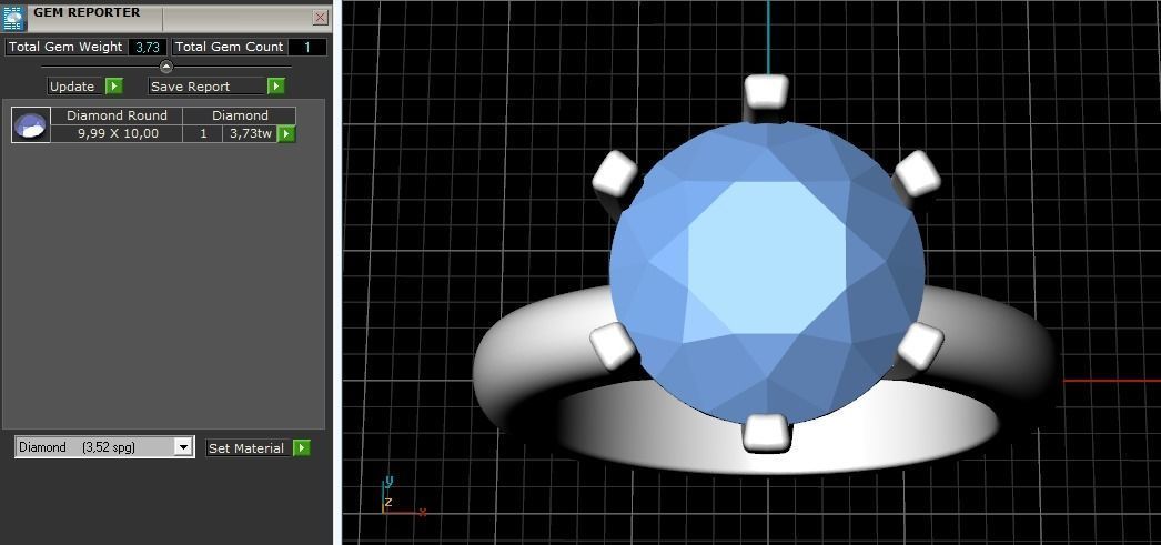 Soliter ring 1005 3D print model_3