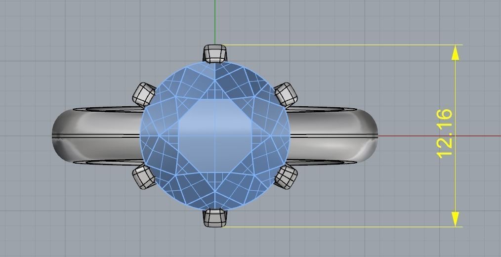 Soliter ring 1005 3D print model_5