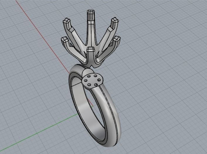 Soliter ring 1005 3D print model_7