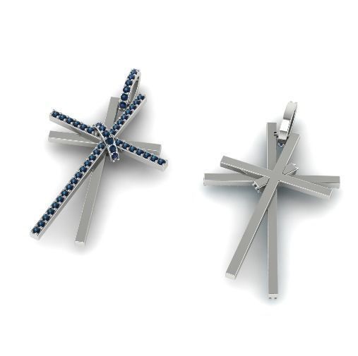 Pendant Cross 1004 3D print model_1