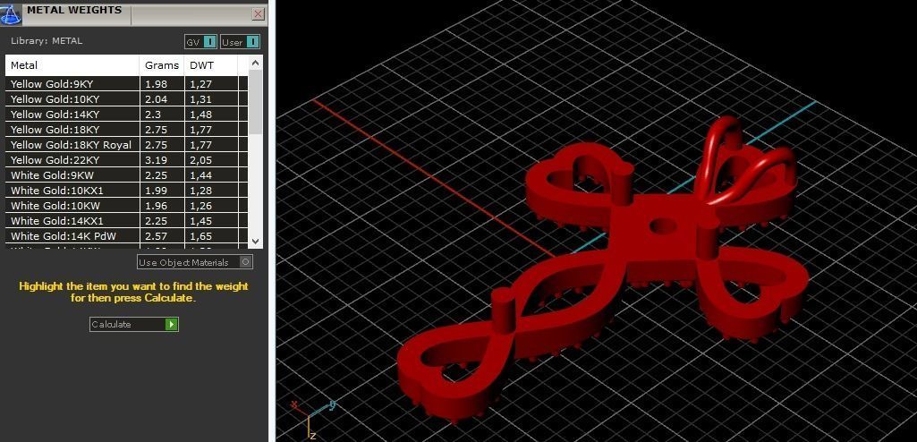 Pendant Cross 1003 3D print model_2