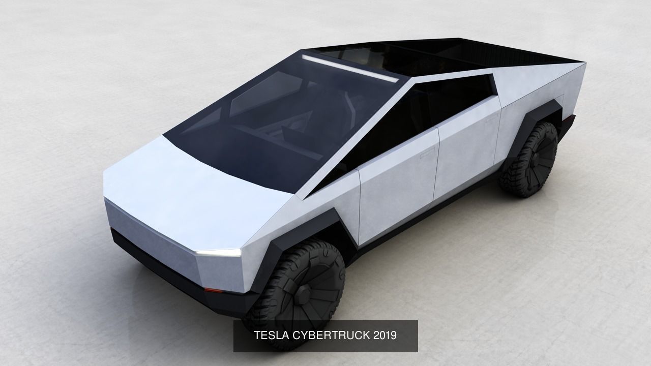 Tesla Cybertruck and Cyberquad ATV 3D Model Collection_2