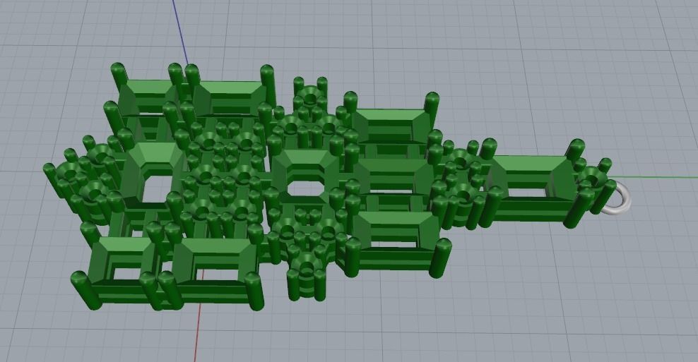 Pendant 1022 3D print model_6