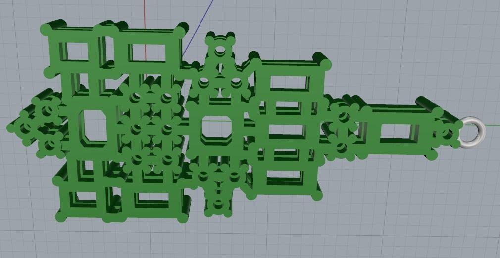 Pendant 1022 3D print model_8