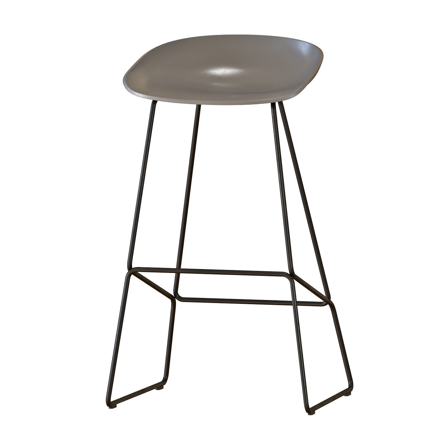 Hay table and chairs set 9 3D model_3